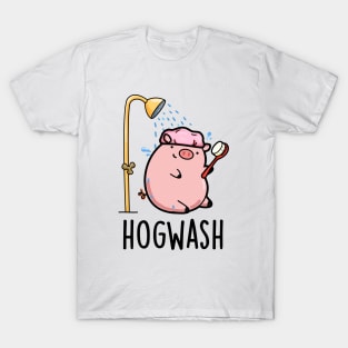 Hogwash Cute Pig Pun T-Shirt